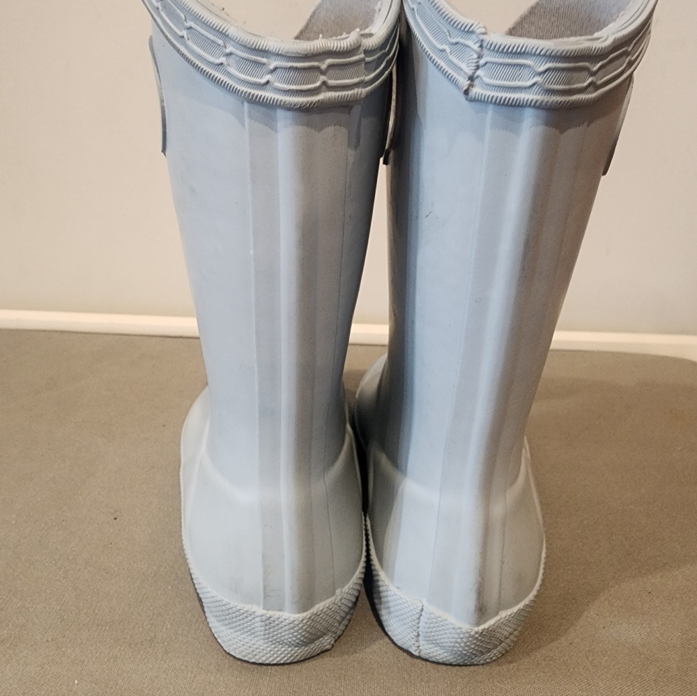 Hunter rain boots toddler girls size 7B/8G Light Grey - Picture 4 of 8